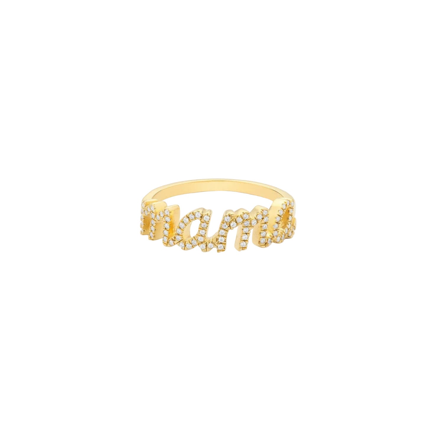 Love You Mama Statement Ring