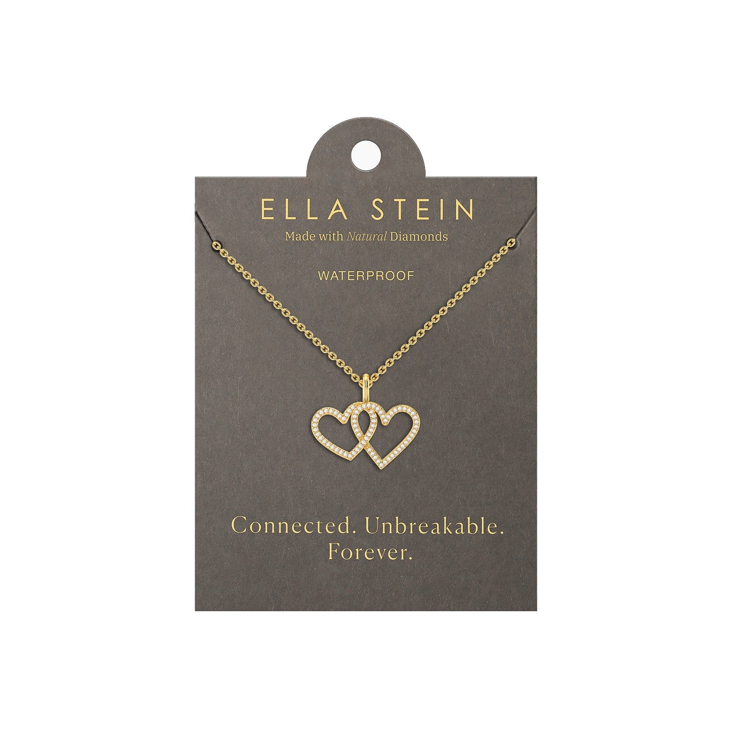 Two Hearts Pendant Necklace