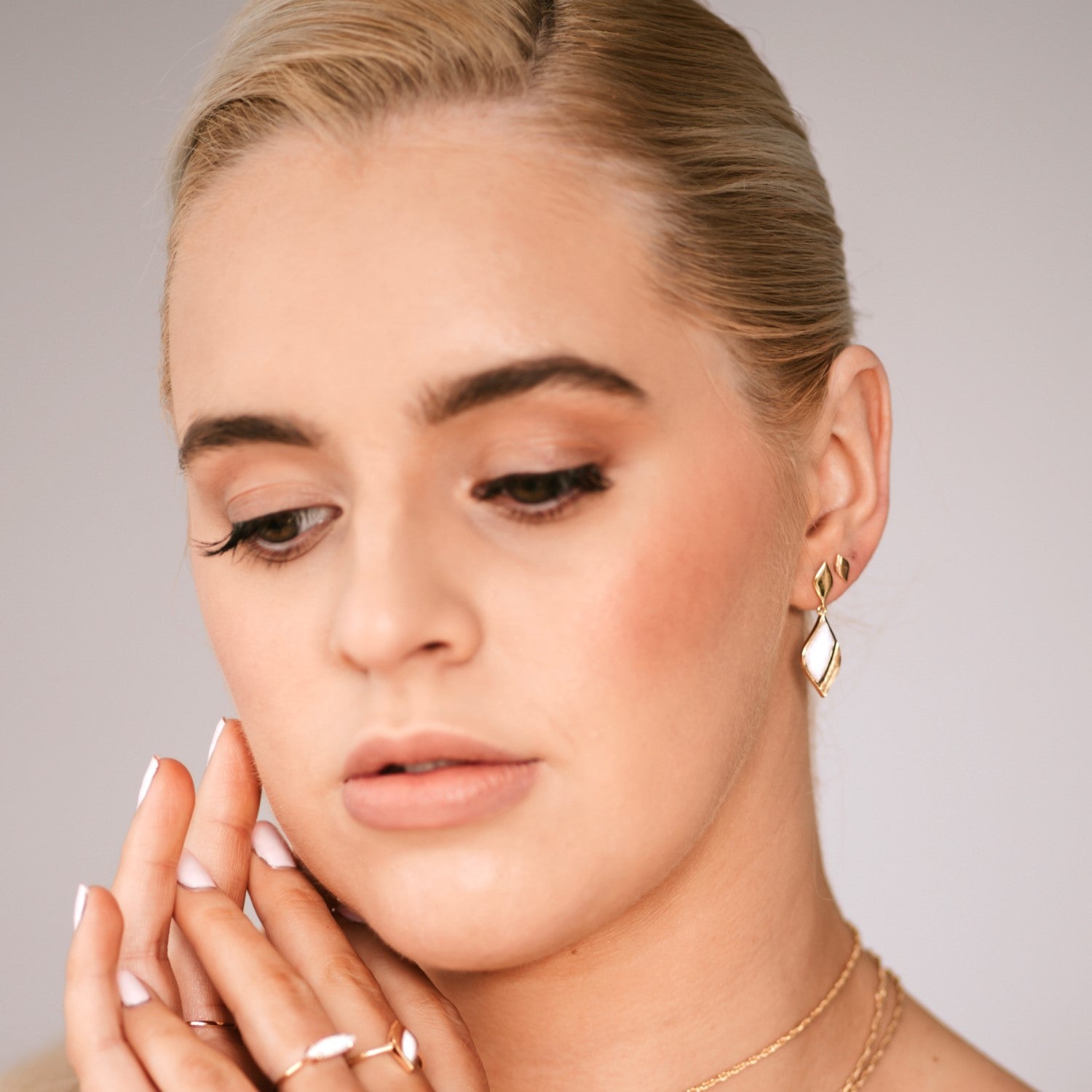 Gold Mini Stud Earrings