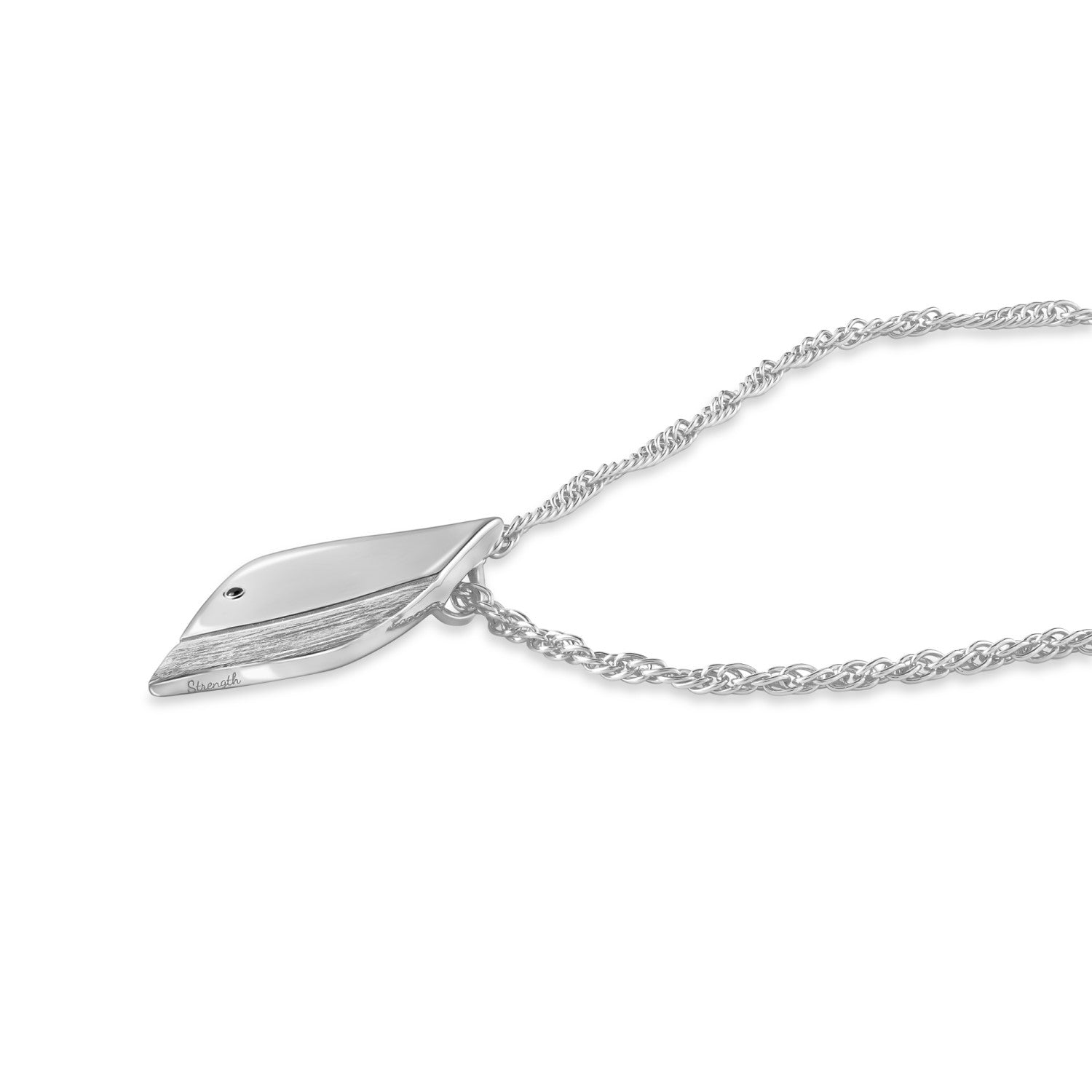 Strength Silver Necklace