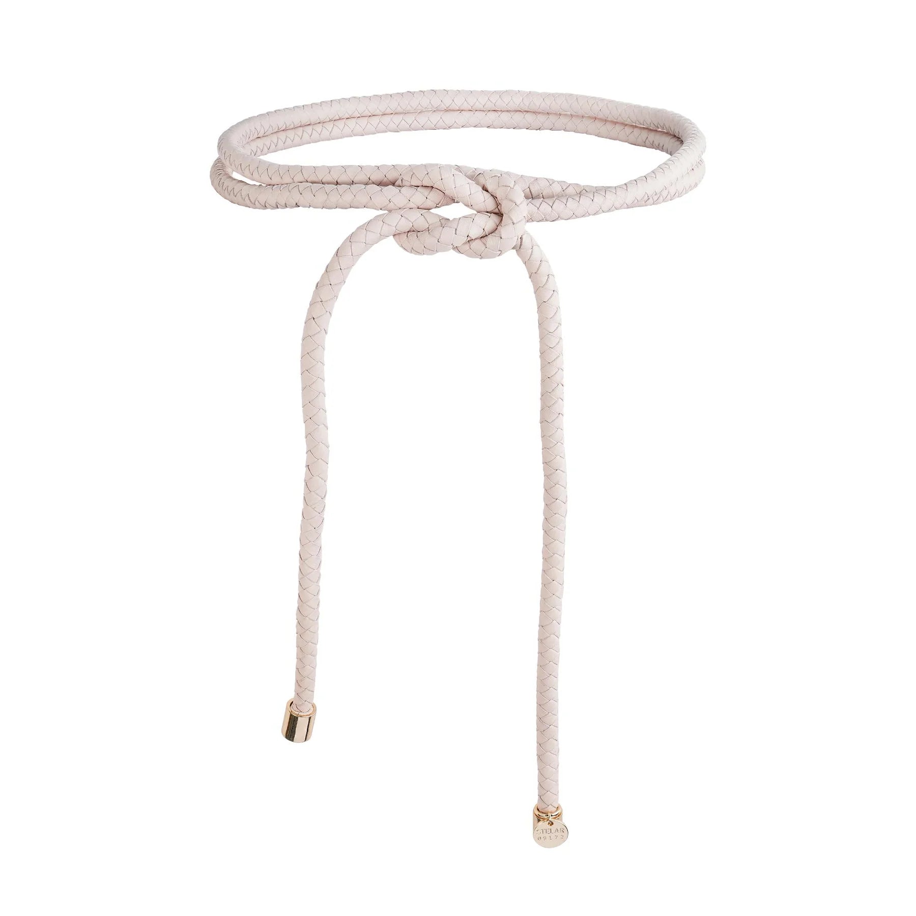 Meno Double Wrap Leather Belt - Limestone