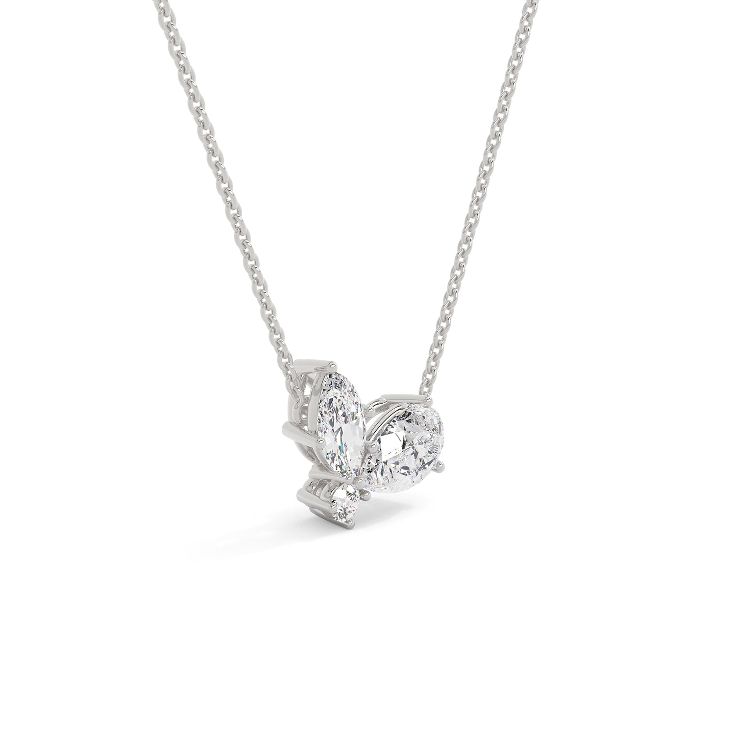 Butterfly Toi et Moi Necklace