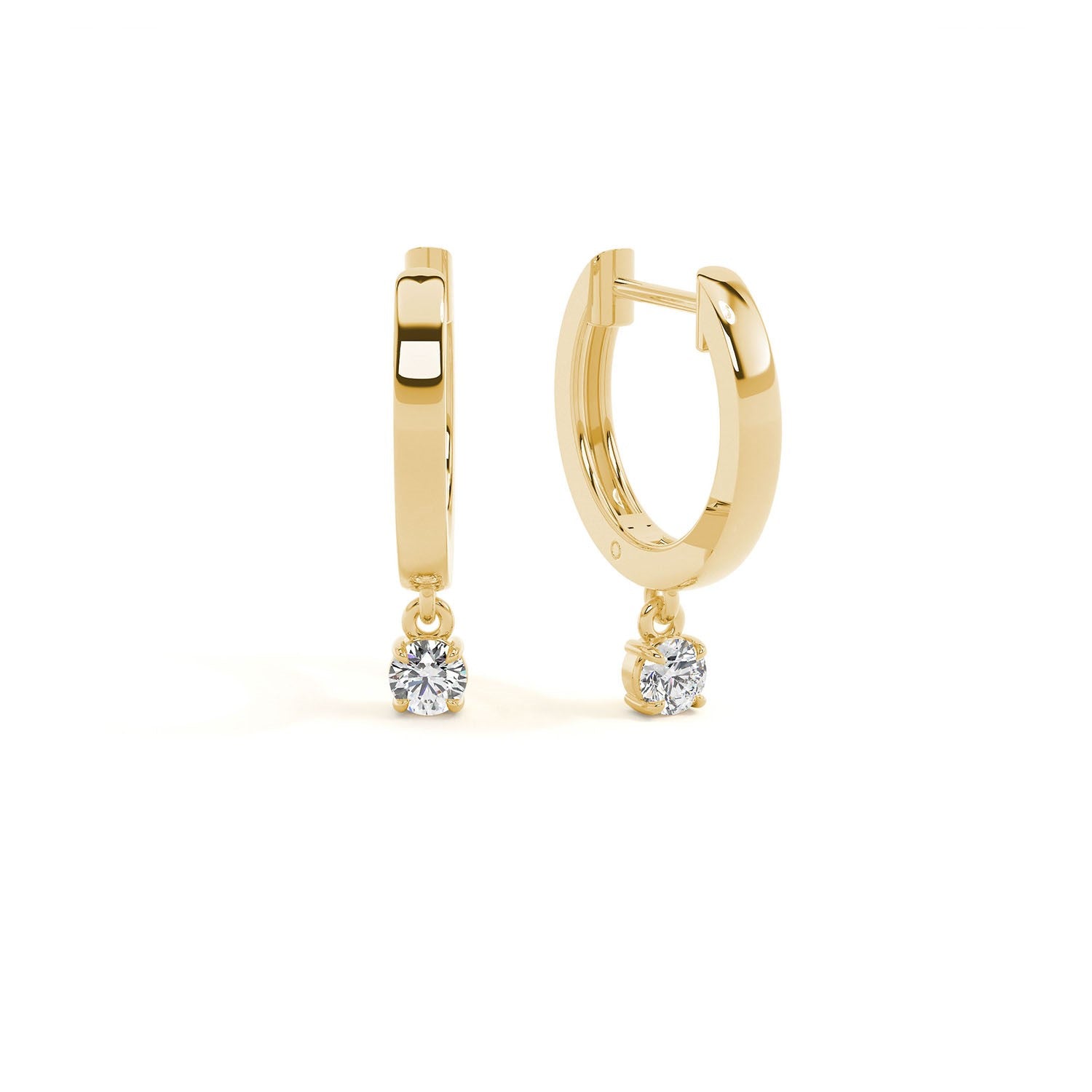 Round Charm Hoops