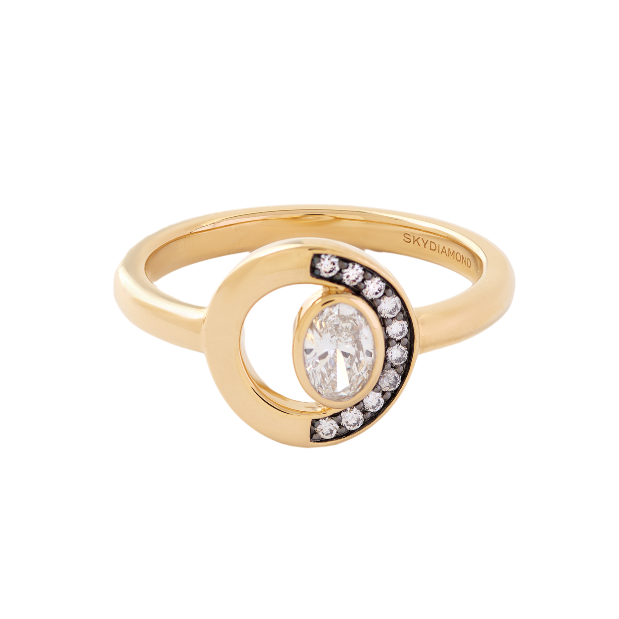 Crescent Ring Skydiamond La Maison Couture