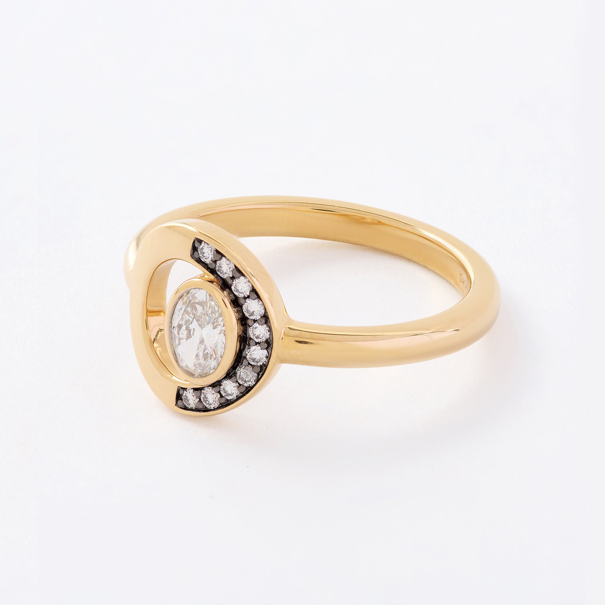 Crescent Ring Skydiamond La Maison Couture