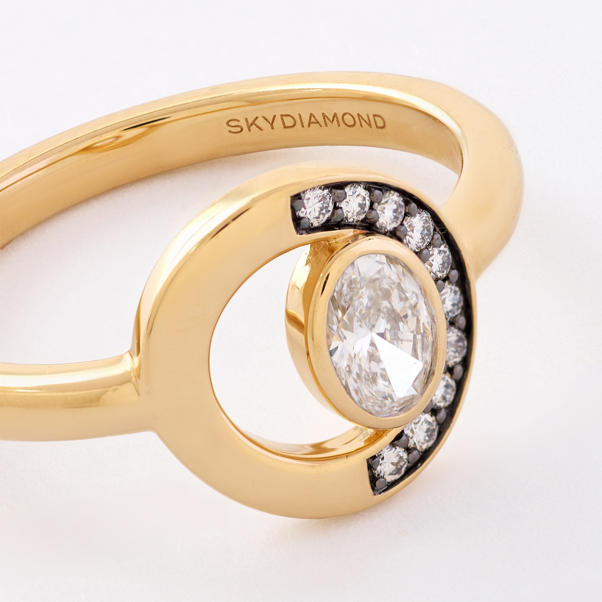 Crescent Ring Skydiamond La Maison Couture