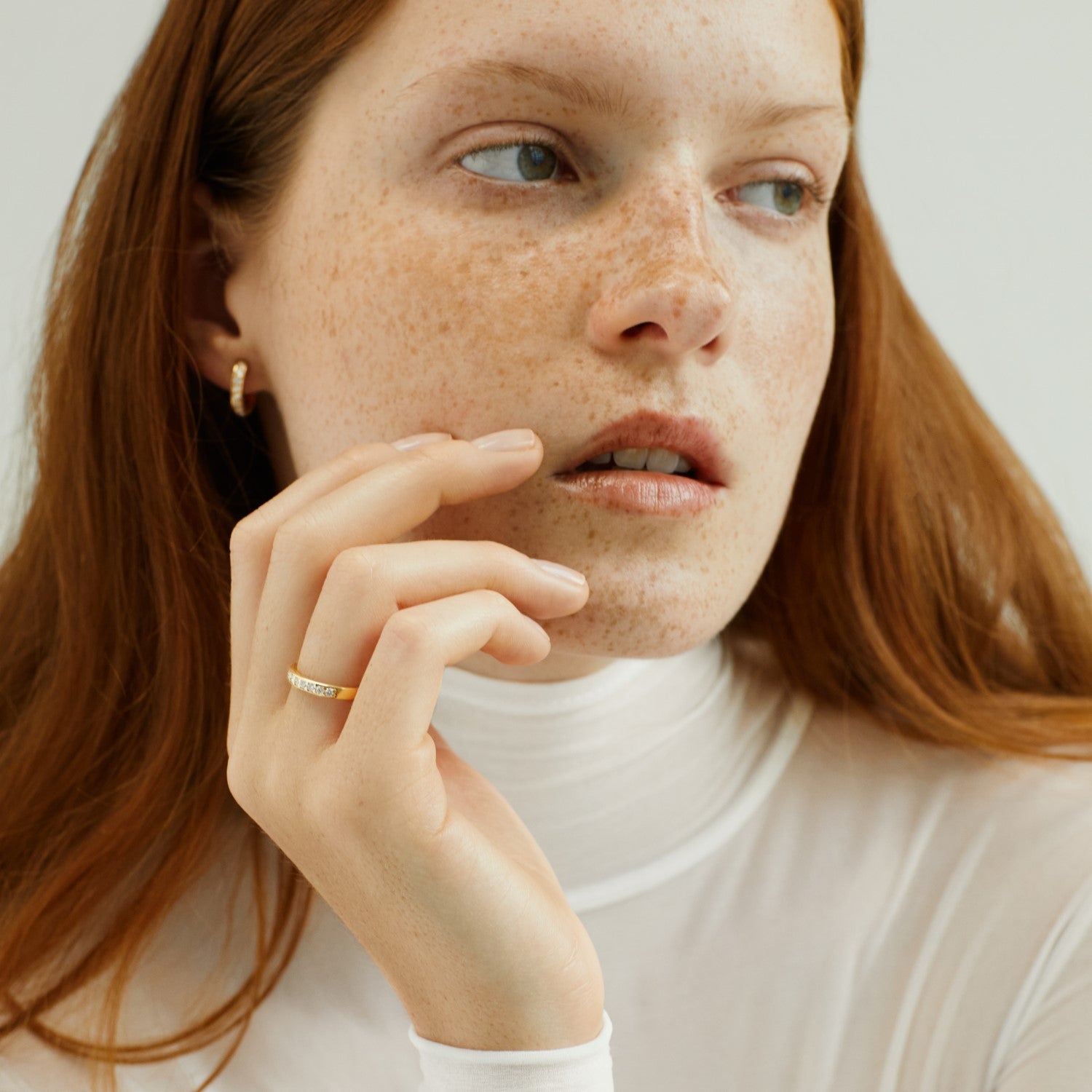 Eternity 0.54ct Huggie Hoops