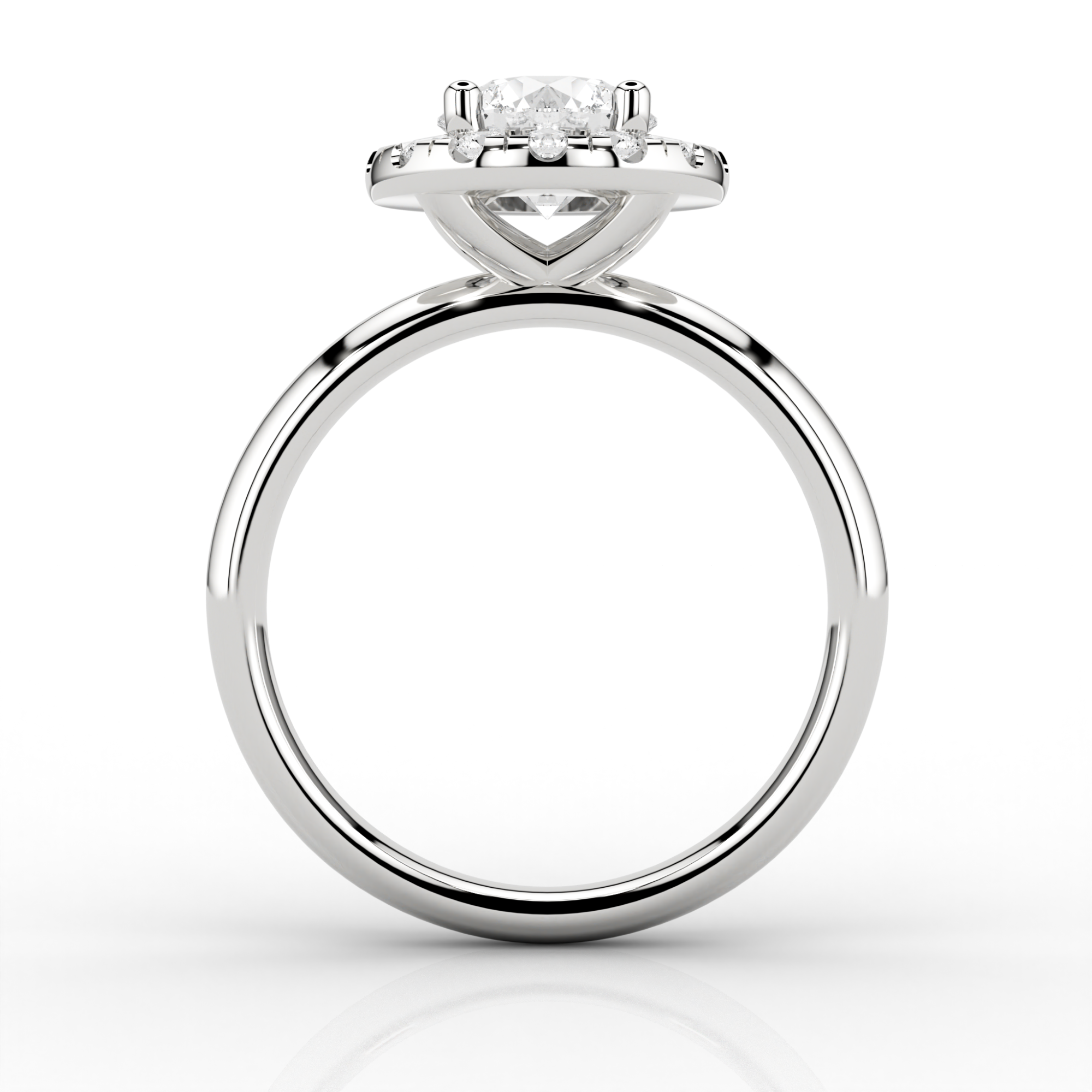 Halo Engagement Ring Skydiamond La Maison Couture