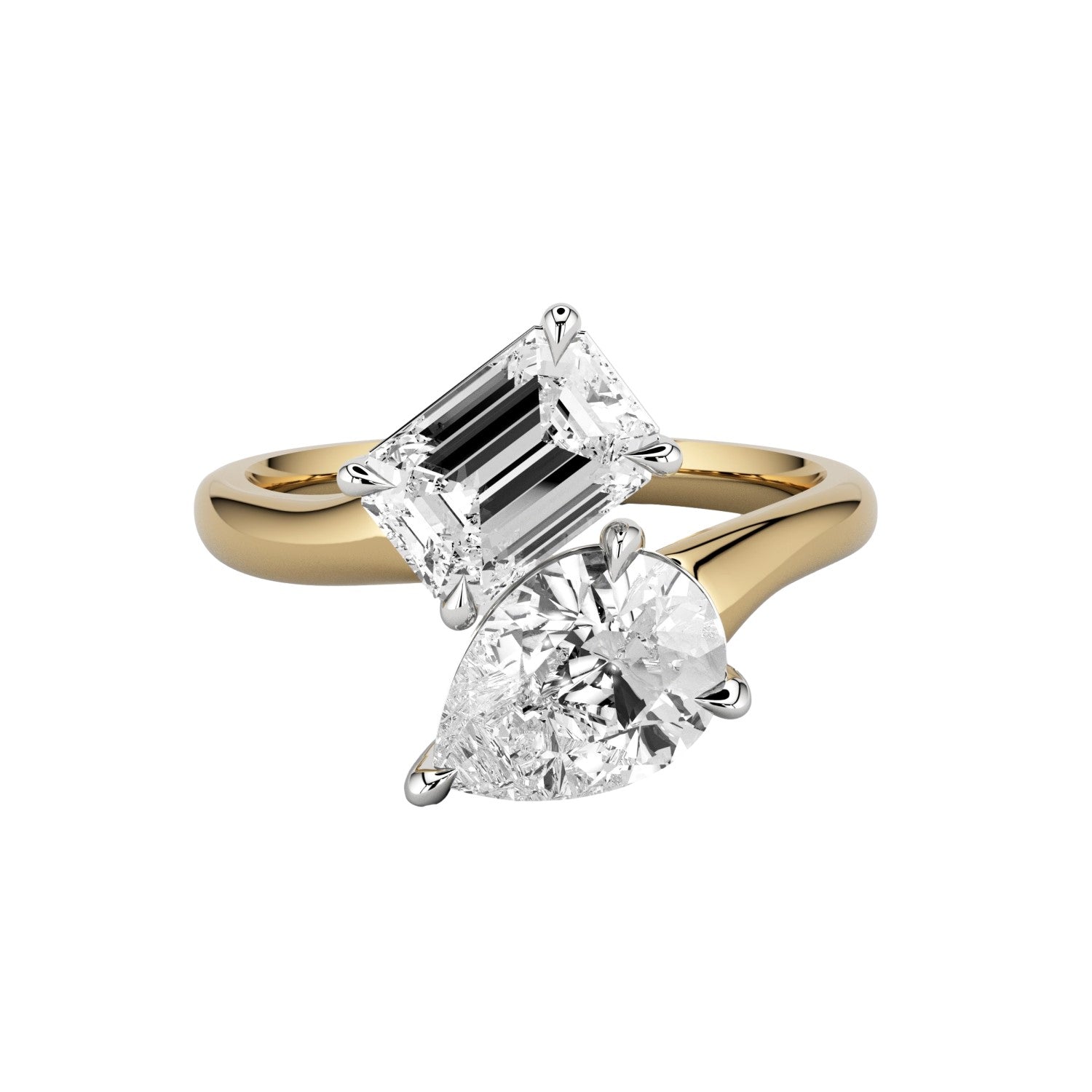 Onda 2.16ct Toi & Moi Ring