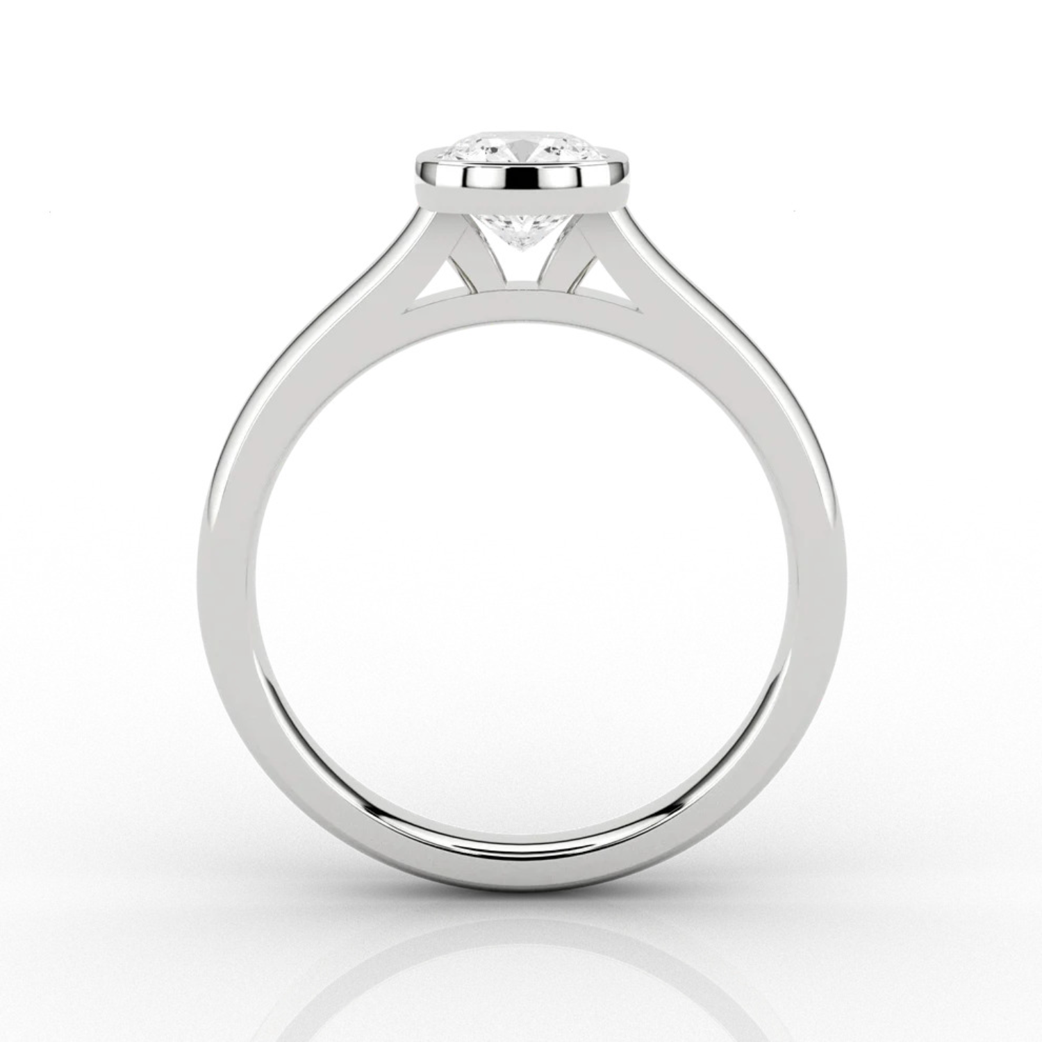 Rae Modern Set Cushion Cut 0.78ct Ring Skydiamond La Maison Couture
