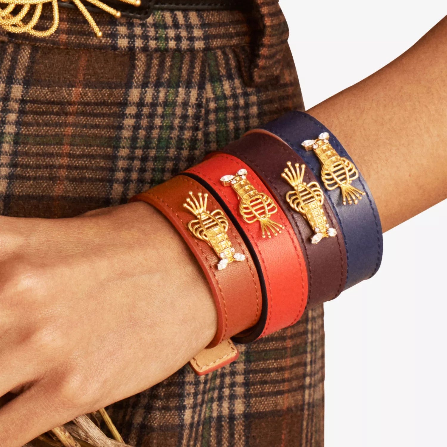 Lobster Bracelet - Brown