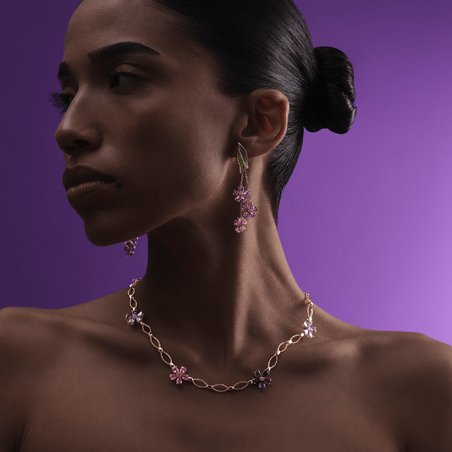 Forget Me Not Multicolor Necklace Basak Baykal La Maison Couture