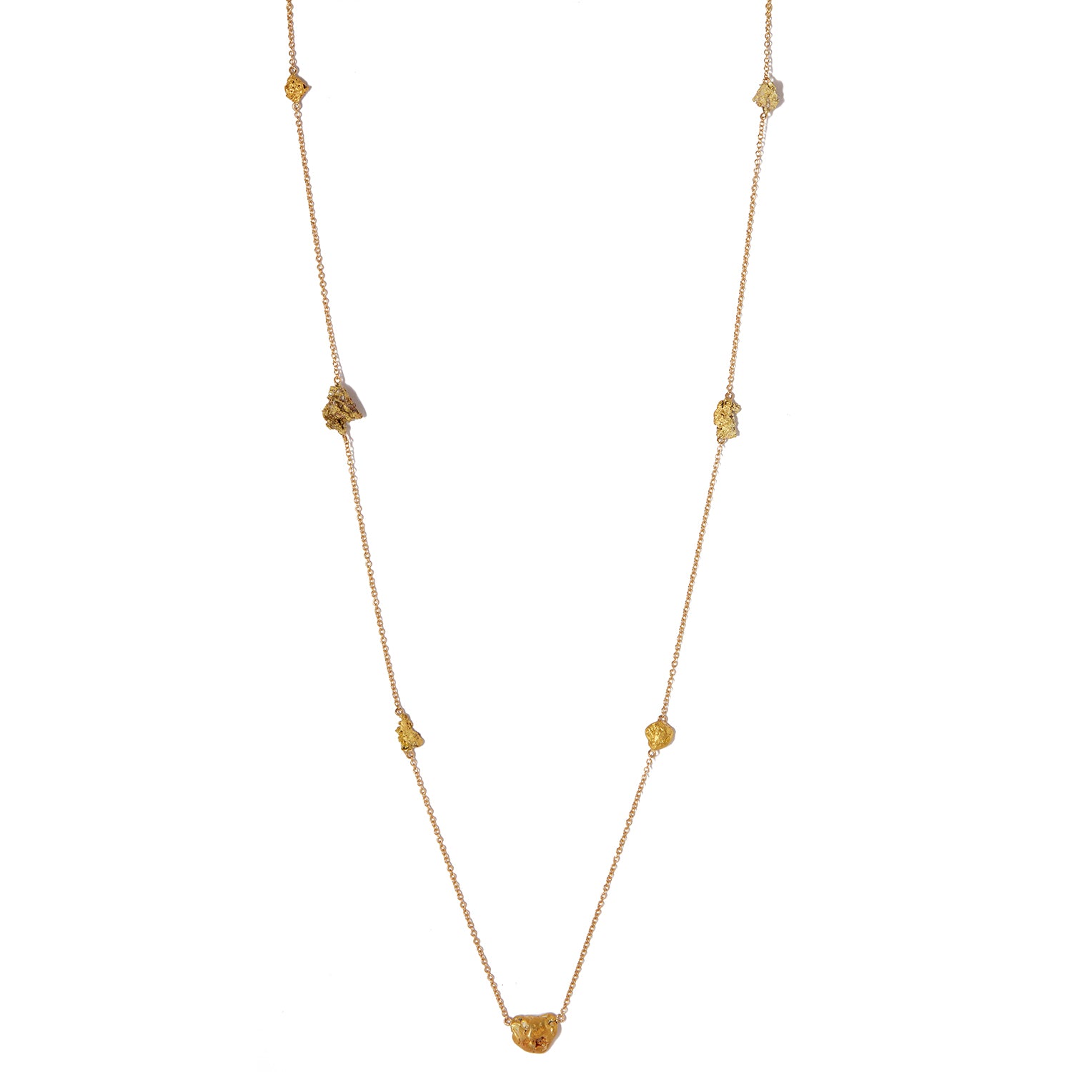 Multi Nugget Necklace