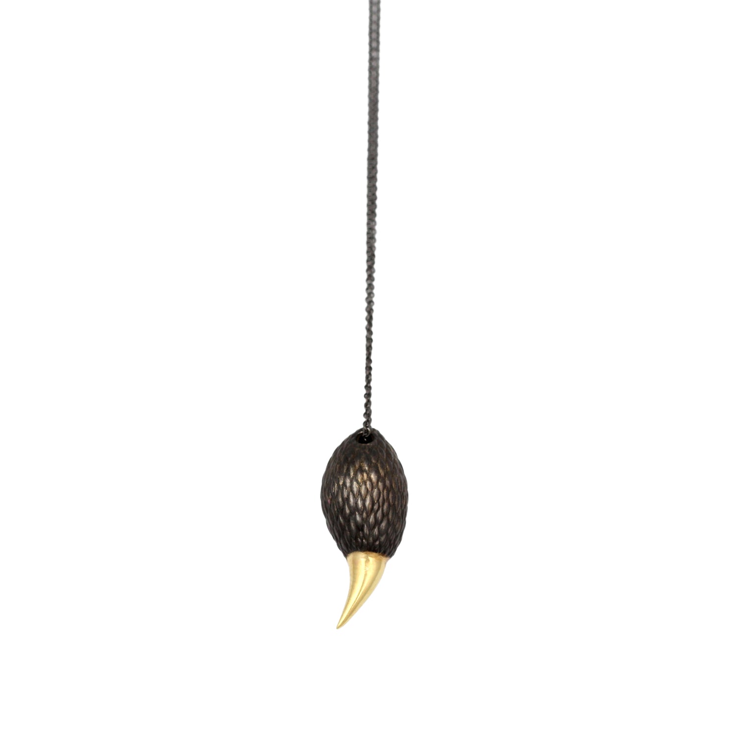 Hades Necklace in Black and Gold
