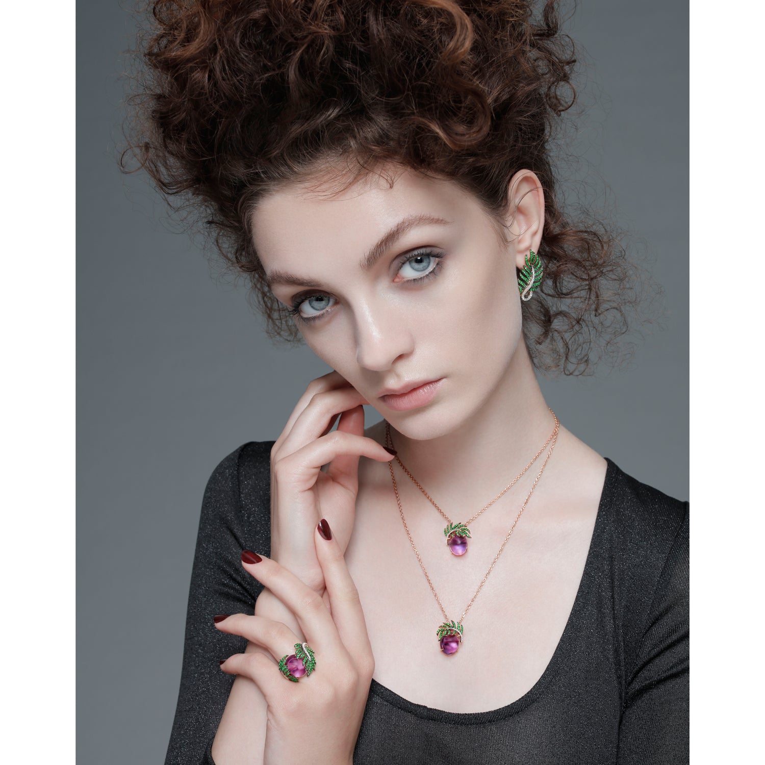 Palm Statement Earrings