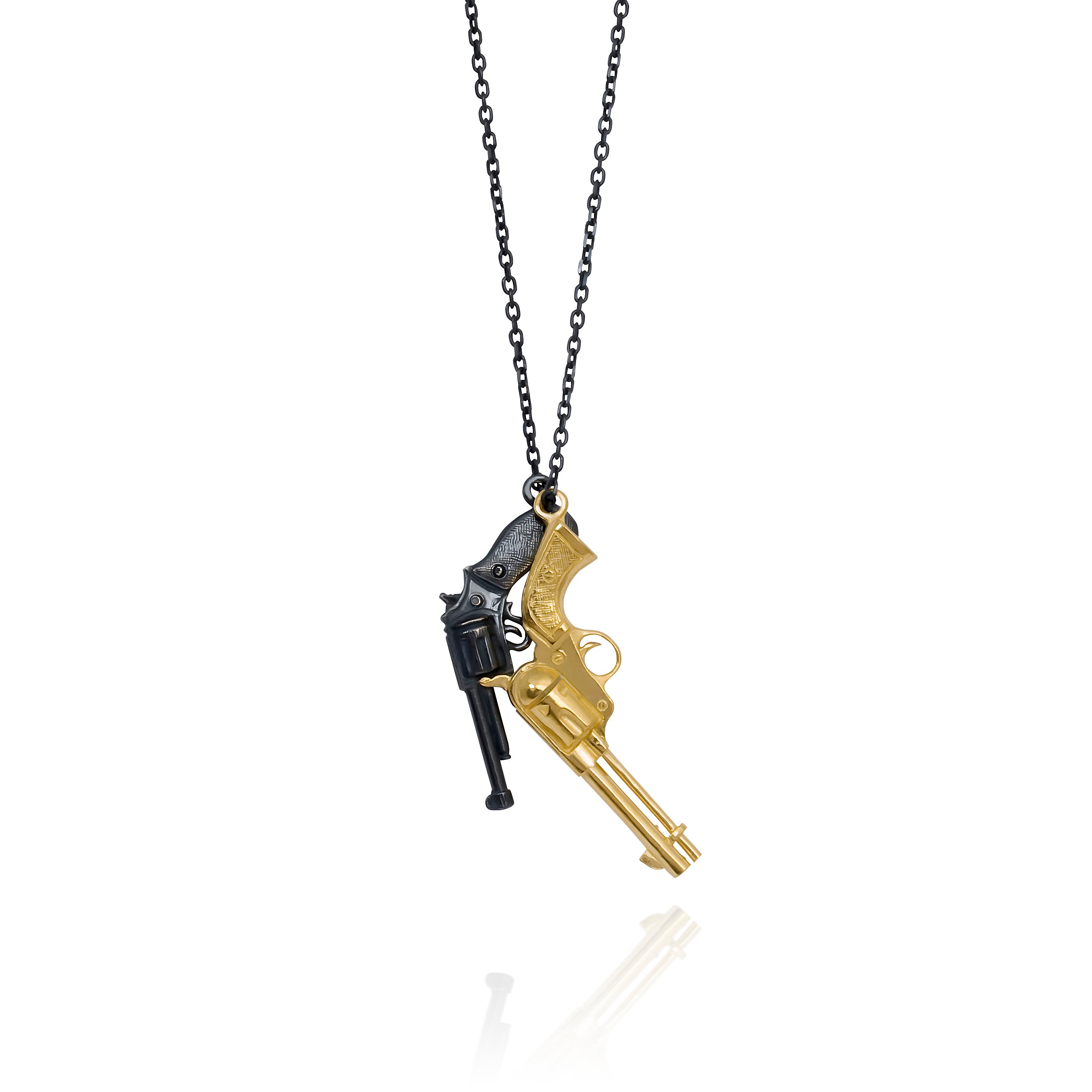 Double Gun Pendant