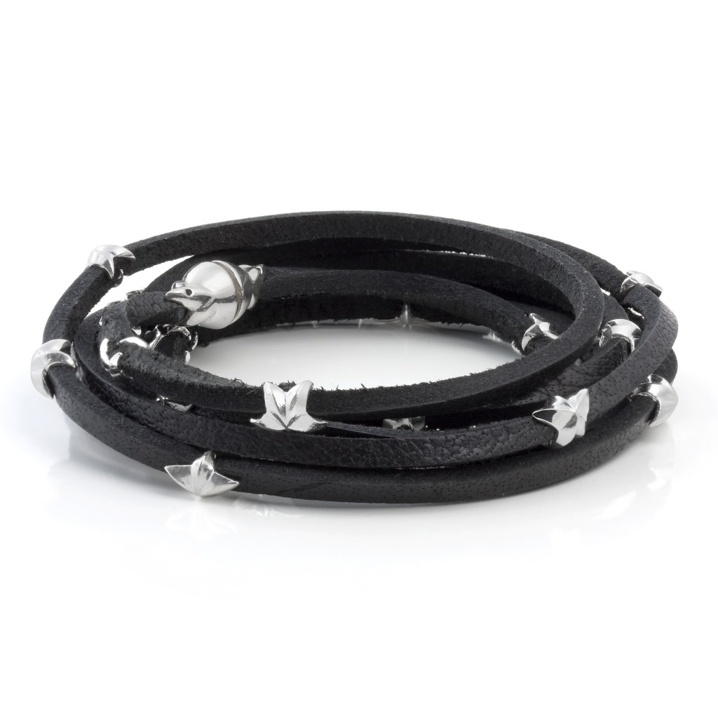 Leather Star Bracelet by Tomasz Donocik