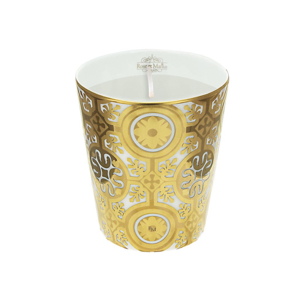 Casteau Gold Scented Candle by Rose et Marius