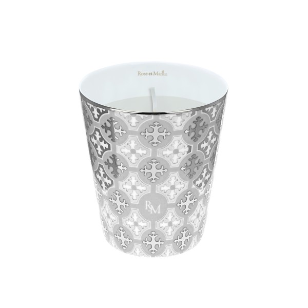 Neou Gray Platinum Scented Candle by Rose et Marius