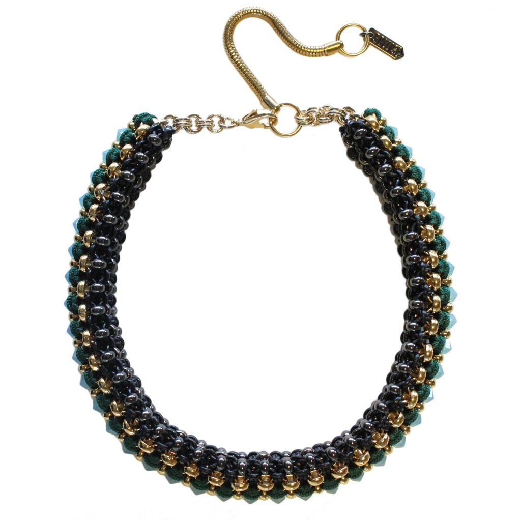 Congo Necklace – Green by SOLLIS