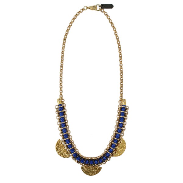 Tomba Necklace – Blue by SOLLIS