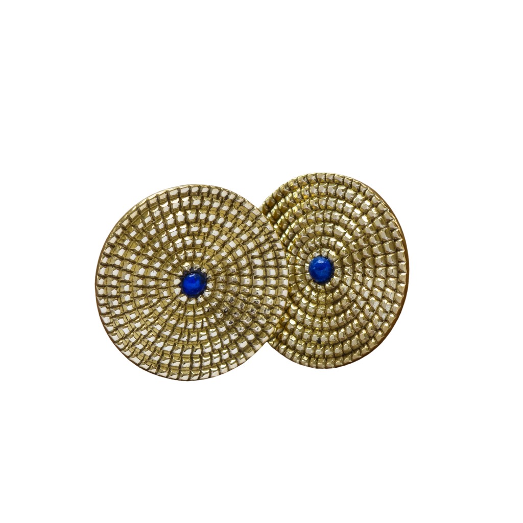Nagbeshar Lapis Earrings by Kaligarh