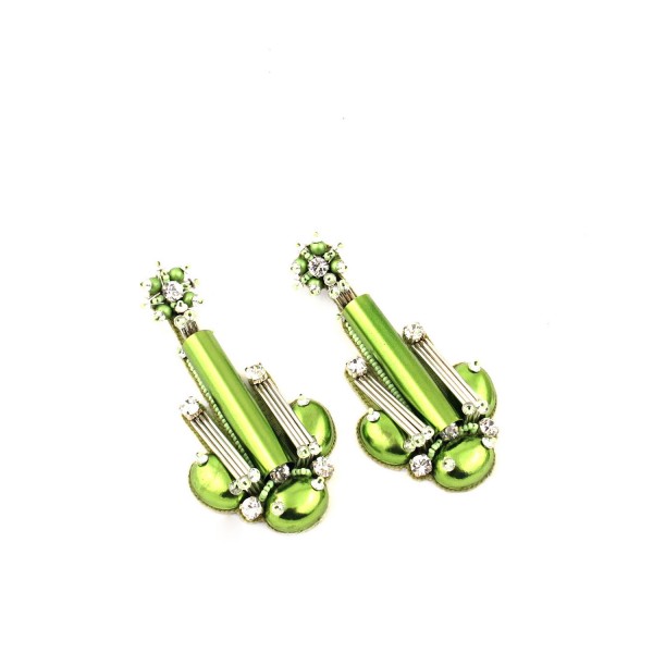 Beautix Earrings – Green by Begada