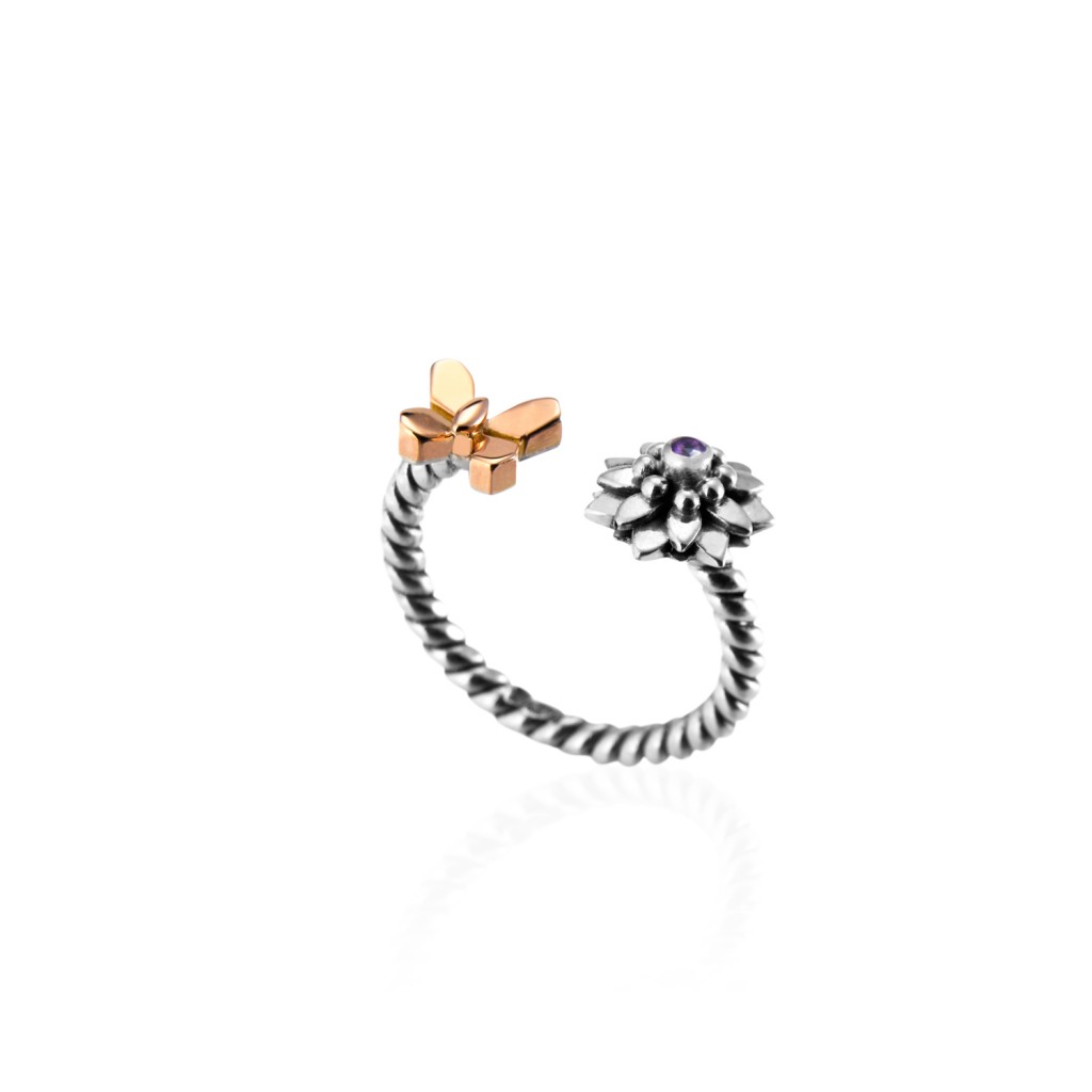 Nature Coiled Ring by Azza Fahmy