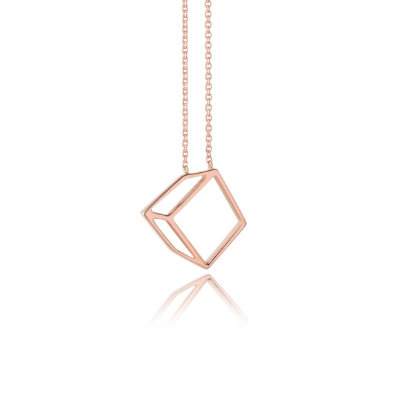Small Cuboid Necklace by Shimell & Madden