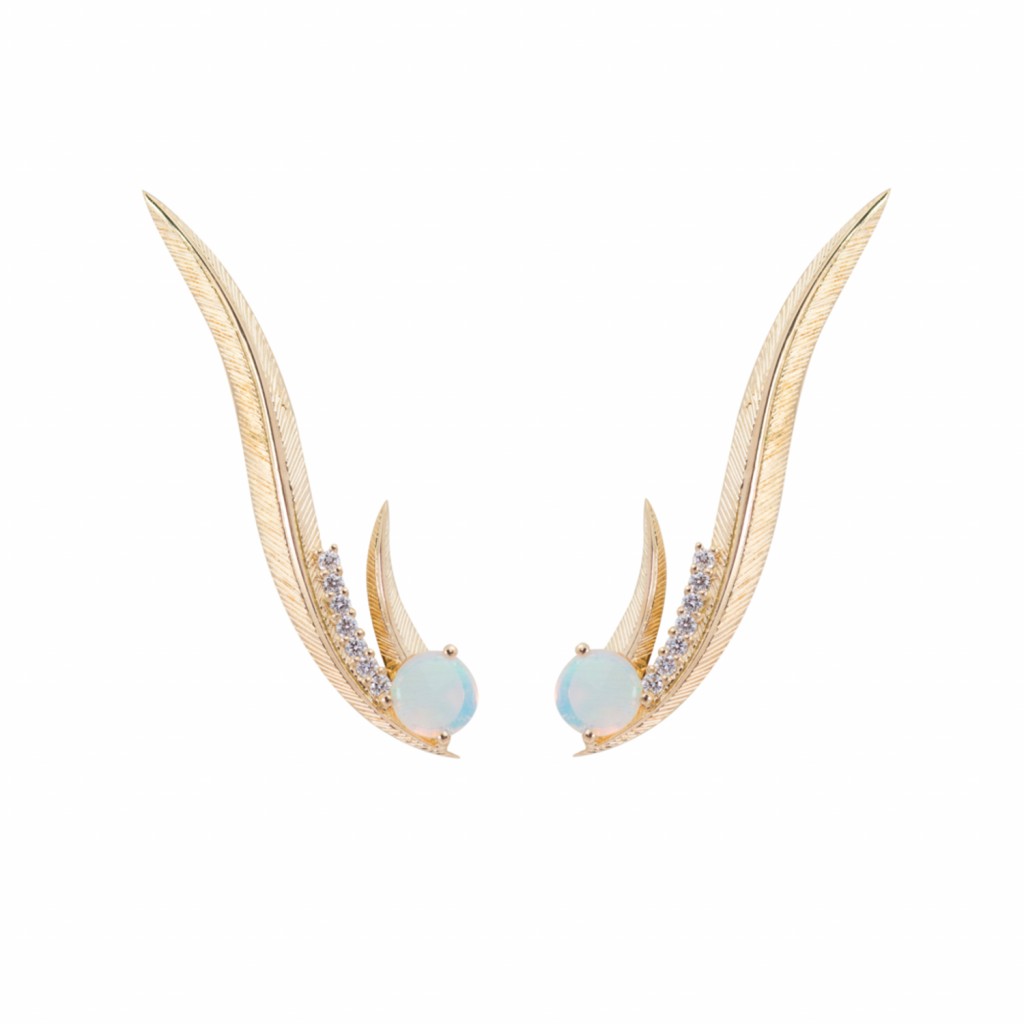 Phoenix Ear Climbers by Daou Jewellery
