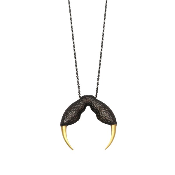 Aristaeus Necklace in Black and Gold by NIOMO