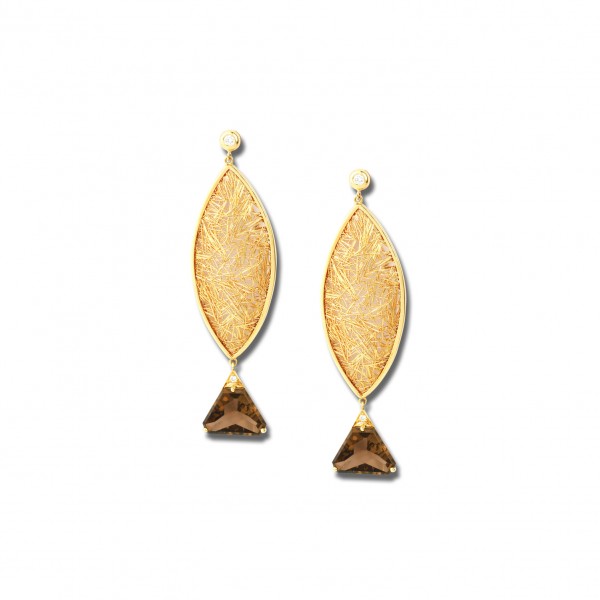 Fish of Gold Earrings by Anastazio