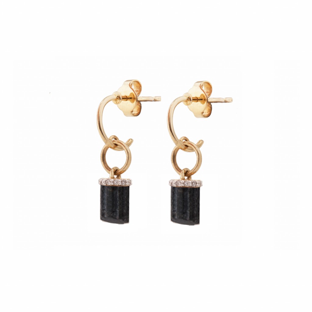 Marble Hoop Earrings by Completedworks