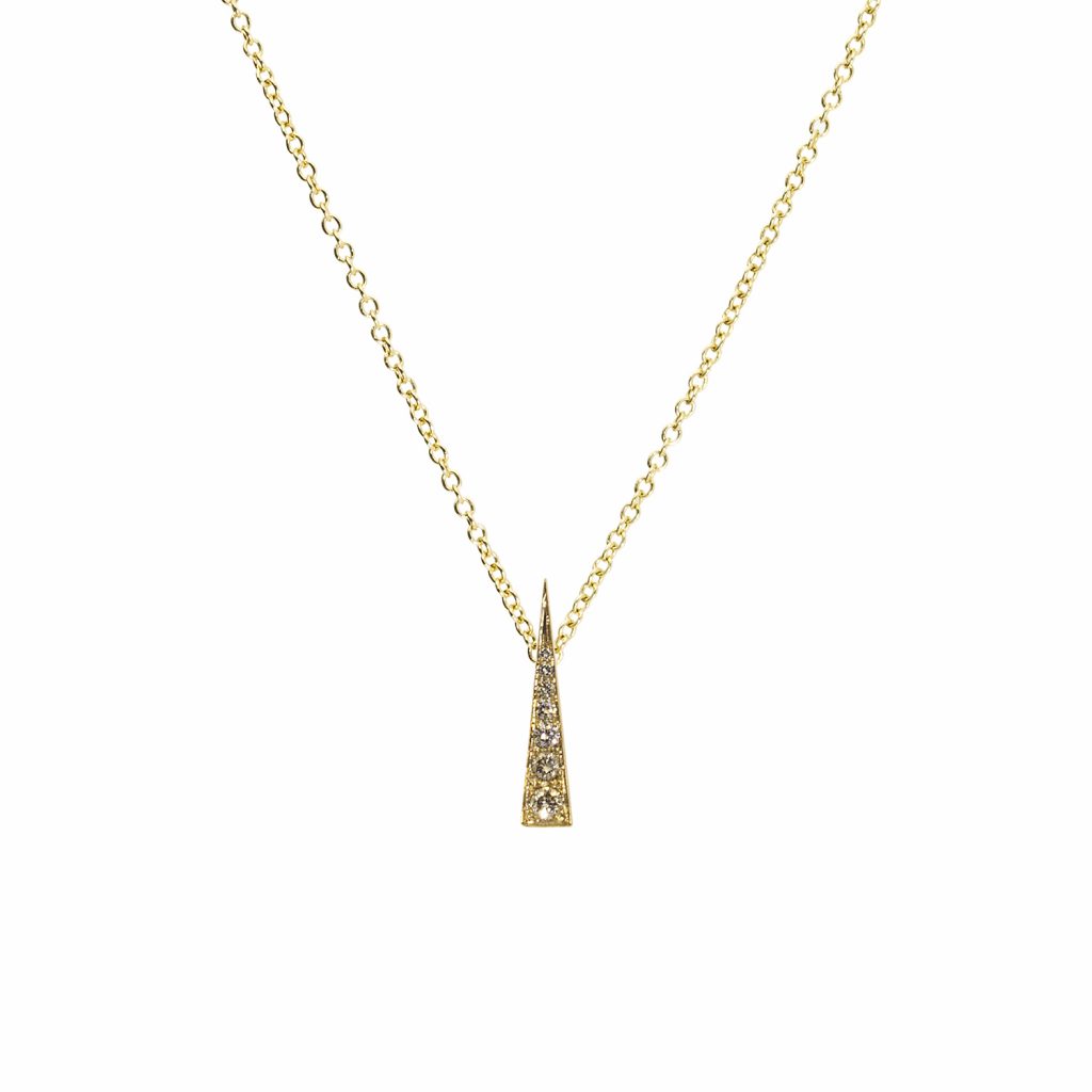 Spark Convertible Pendant Champagne Diamond by Daou Jewellery