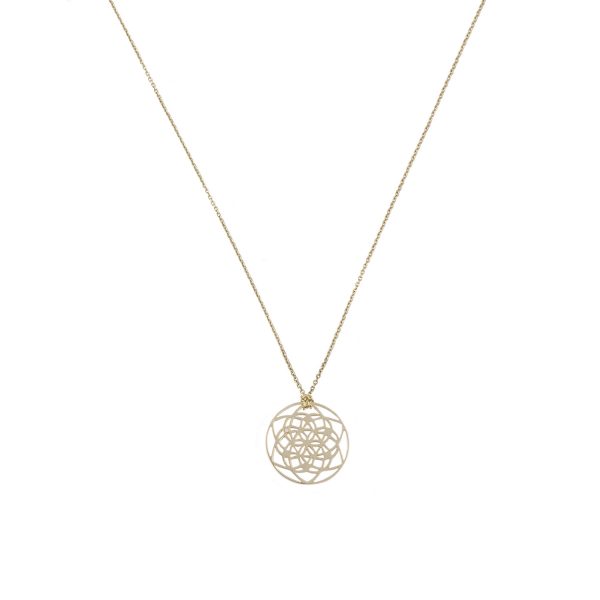 Tiny Flower of Life Necklace by tinyOm