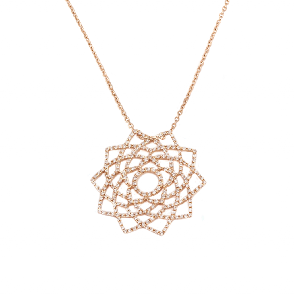 Sahasrara Diamond Necklace by tinyOm