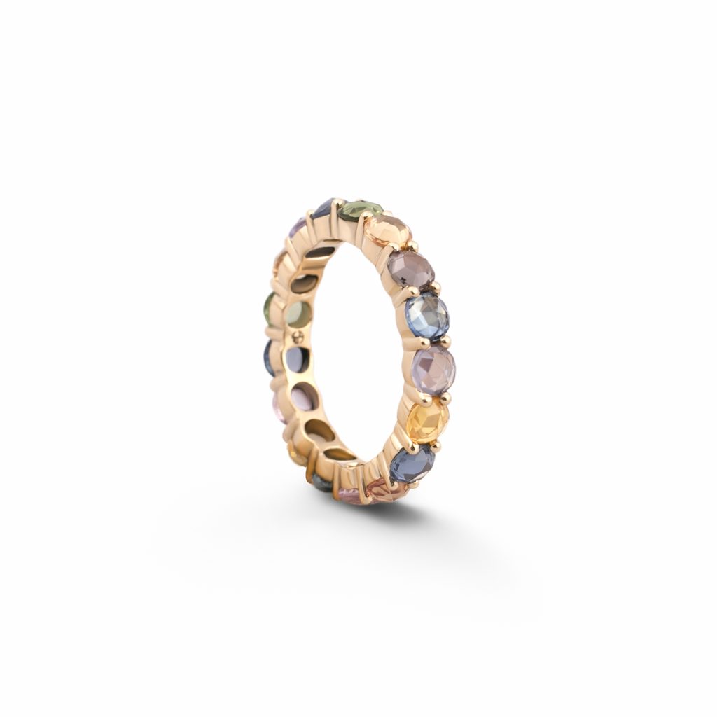 Ring Zero 5 – Multicolour Sapphires by IVAR by Ritika Ravi