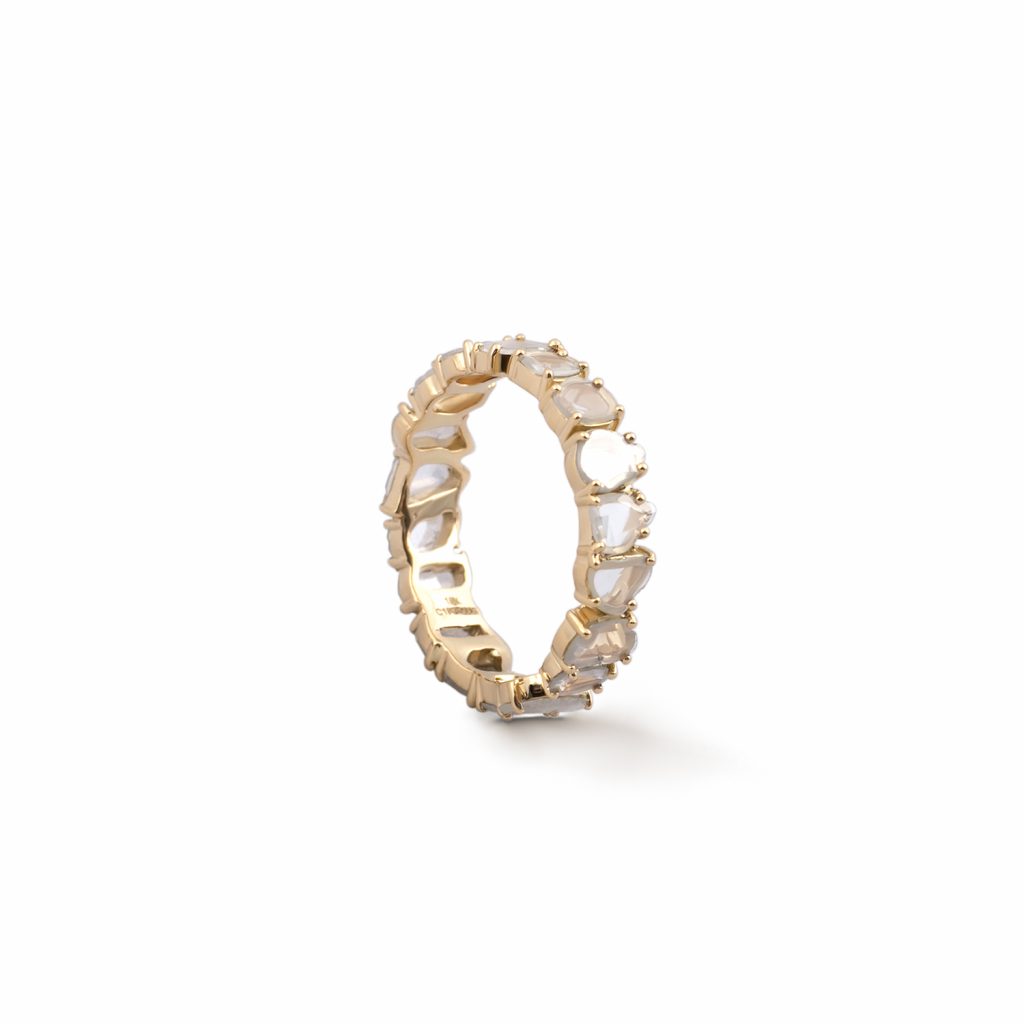 Ring Zero 5 – Diamonds in White Gold by IVAR by Ritika Ravi