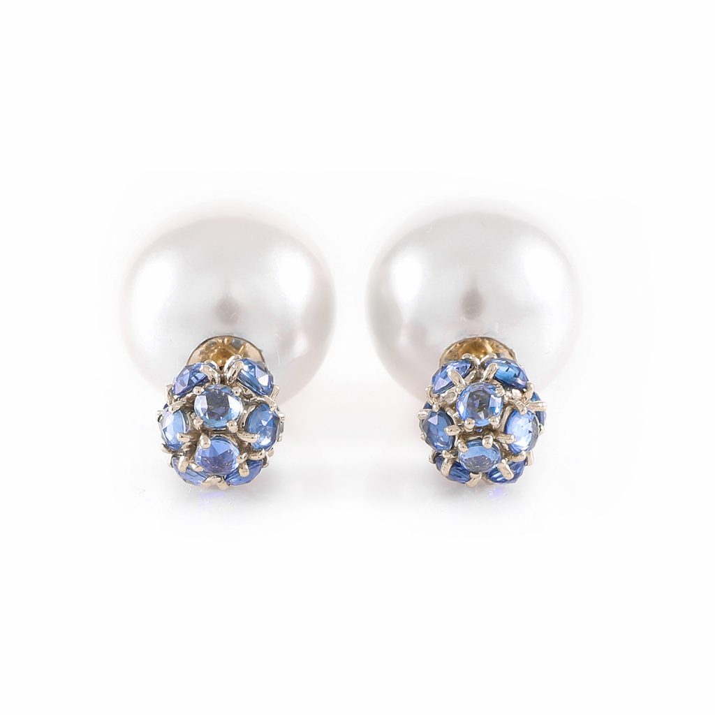 Earring Zero 2 – Sapphires by IVAR by Ritika Ravi