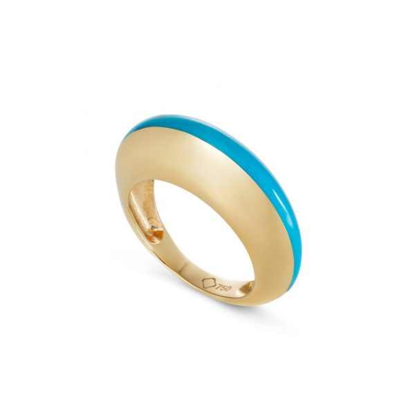 Enamel Ring – Turquoise by Maviada