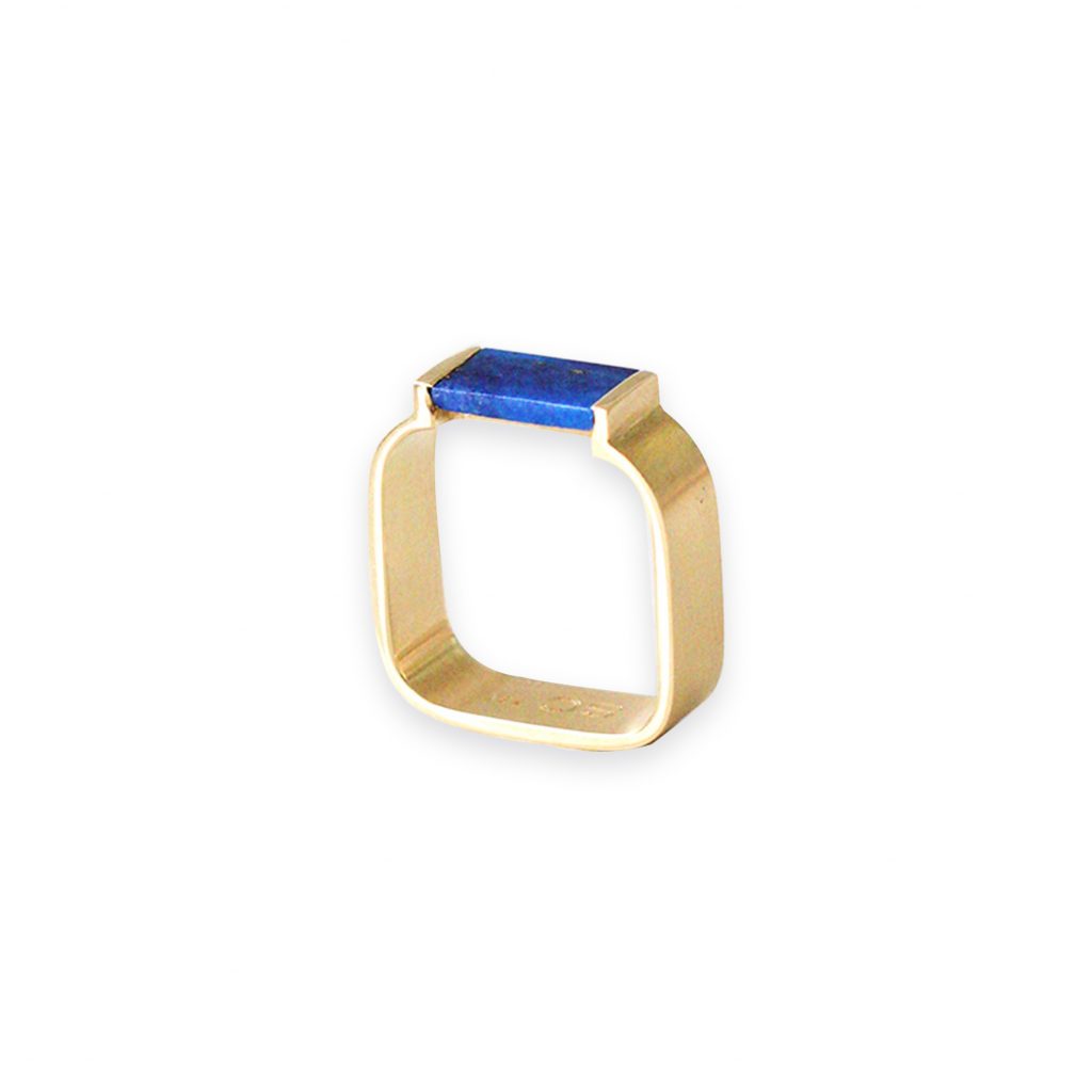 Polly 18k Gold with Lapis by Stephanie Cachard