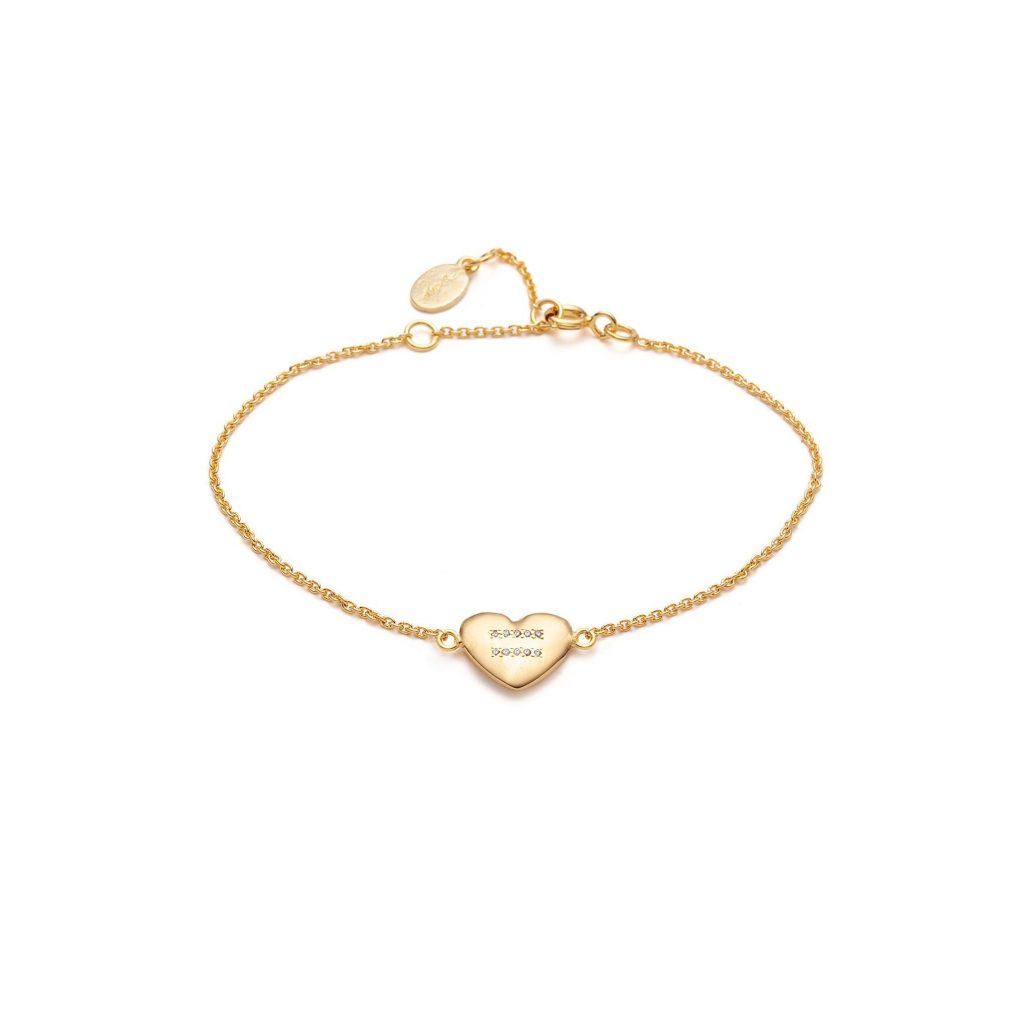 Global Goal #5: Equality Heart Bracelet by With Love Darling