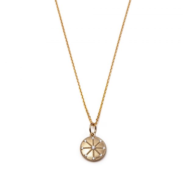 Global Goals #7: Energy Medallion Necklace by With Love Darling