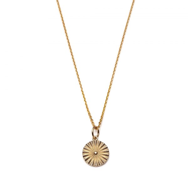 Global Goal #9: Wheel Necklace by With Love Darling