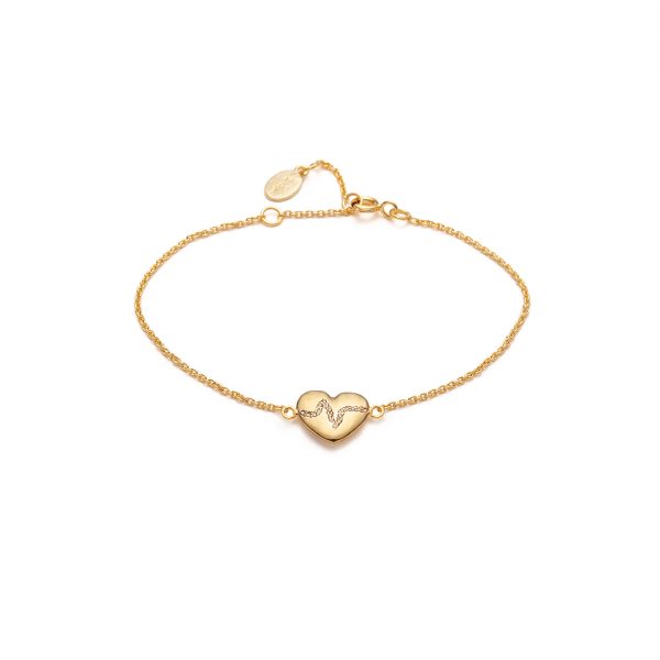 Global Goal #3: Heartbeat Bracelet by With Love Darling