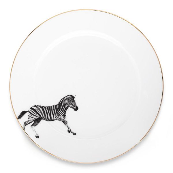 Zebra Side Plate by Sasha Tugolukova