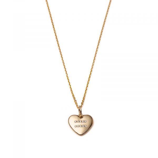 Global Goal #5 Equality Necklace 14k Gold with Diamonds by With Love Darling