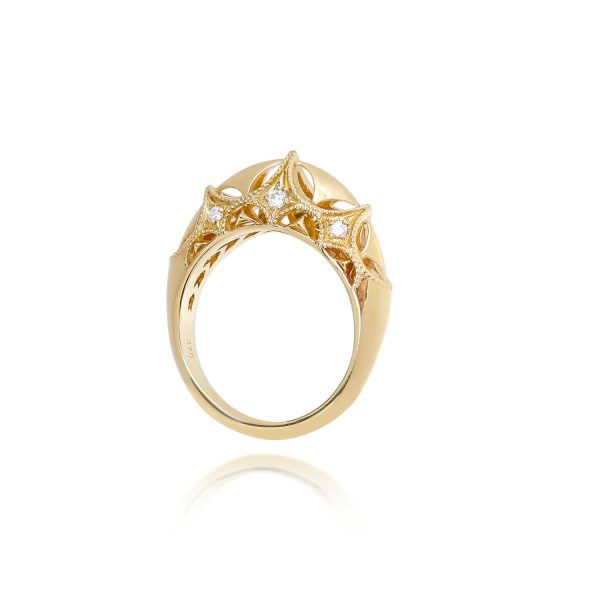 Queen of Diamonds Brave Ring by Mocielli