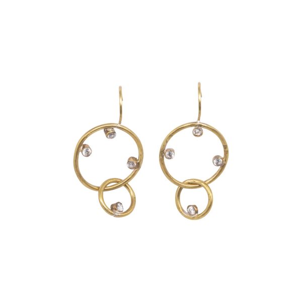 Deneb Double Drop Earrings by Lily Flo Jewellery