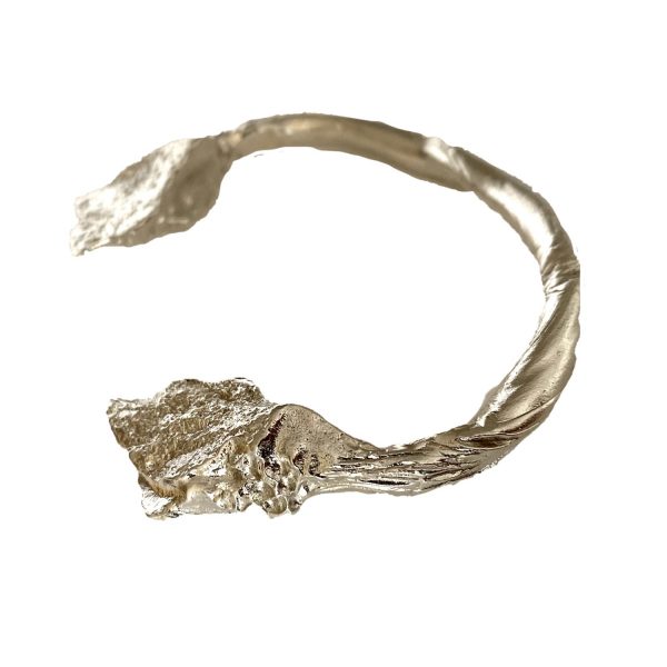 Rocks Cuff in Silver by Imogen Belfield